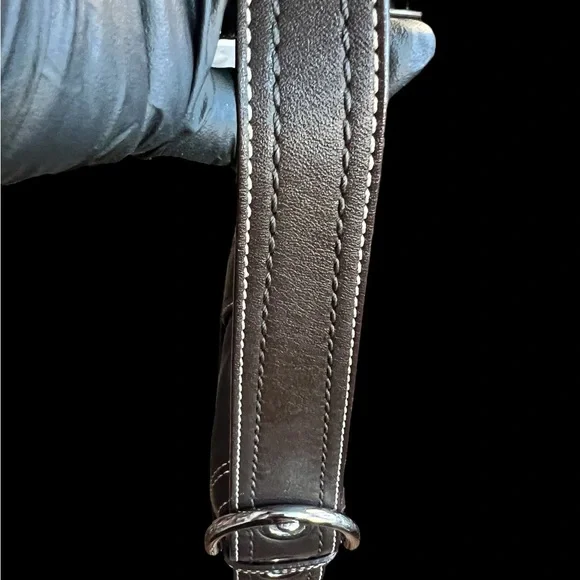 Coach Soho Flap Bag Dark Brown w/ COA & Dust Bag (A617) - Picture 12 of 16